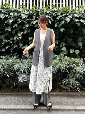 「N.（N. Natural Beauty Basic）（エヌエヌナチュラルビューティーベーシック）のアイテム（ワンピース/ドレス）」を使った、N. STAFFさん（レディース・160cm）の夏コーディネート