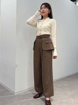 N. STAFFさん（レディース・160cm）の秋コーディネート