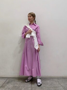 N. STAFFさん（レディース・156cm）の春コーディネート