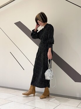 「N.（N. Natural Beauty Basic）（エヌエヌナチュラルビューティーベーシック）のアイテム（ブーツ）」を使った、N. STAFFさん（レディース・157cm）の春コーディネート