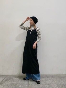 N. STAFFさん（レディース・156cm）の春コーディネート