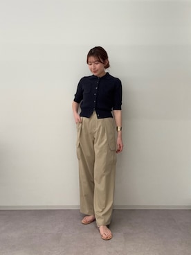 「N.（N. Natural Beauty Basic）（エヌエヌナチュラルビューティーベーシック）のアイテム（パンツ）」を使った、N. STAFFさん（レディース・160cm）の春コーディネート