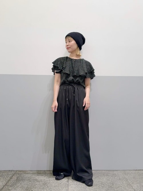 ラッフルドットブラウス セール】ラッフルドットブラウス（シャツ/ブラウス）｜N.（N