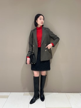 「N.（N. Natural Beauty Basic）（エヌエヌナチュラルビューティーベーシック）のアイテム（ジャケット/アウター）」を使った、N. STAFFさん（レディース・167cm）の秋コーディネート