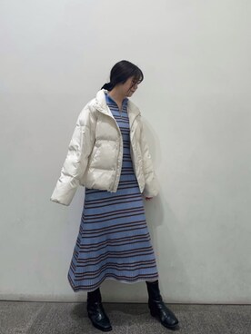 「N.（N. Natural Beauty Basic）（エヌエヌナチュラルビューティーベーシック）のアイテム（ブルゾン）」を使った、N. STAFFさん（レディース・164cm）の冬コーディネート