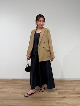 「N.（N. Natural Beauty Basic）（エヌエヌナチュラルビューティーベーシック）のアイテム（ジャケット/アウター）」を使った、N. STAFFさん（レディース・160cm）の春コーディネート