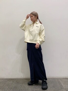 N. STAFFさん（レディース・156cm）の冬コーディネート