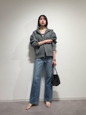 「N.（N. Natural Beauty Basic）（エヌエヌナチュラルビューティーベーシック）のアイテム（パンツ）」を使った、N. STAFFさん（レディース・167cm）の冬コーディネート