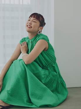 「N.（N. Natural Beauty Basic）（エヌエヌナチュラルビューティーベーシック）のアイテム（ワンピース/ドレス）」を使った、N. STAFFさん（レディース・162cm）の夏コーディネート