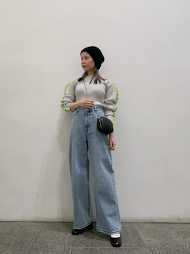 N. STAFFさん（レディース・165cm）の冬コーディネート