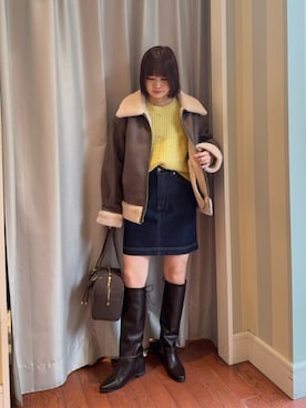 「ニット/セーター」｜N. STAFFさん（レディース・158cm）の冬コーディネート