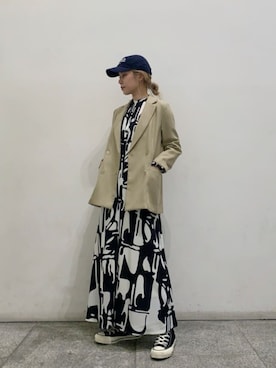 「N.（N. Natural Beauty Basic）（エヌエヌナチュラルビューティーベーシック）のアイテム（テーラードジャケット）」を使った、N. STAFFさん（レディース・156cm）の春コーディネート