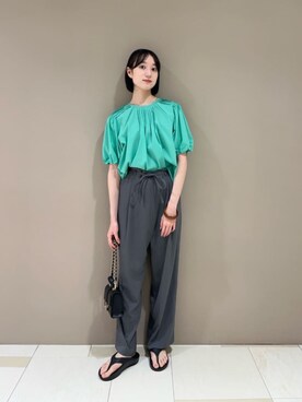 N. STAFFさん（レディース・167cm）の夏コーディネート