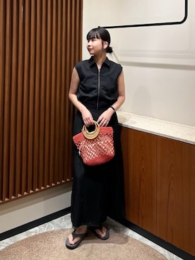 「N.（N. Natural Beauty Basic）（エヌエヌナチュラルビューティーベーシック）のアイテム（ワンピース/ドレス）」を使った、N. STAFFさん（レディース・168cm）の夏コーディネート