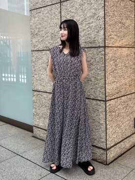 「N.（N. Natural Beauty Basic）（エヌエヌナチュラルビューティーベーシック）のアイテム（ワンピース/ドレス）」を使った、N. STAFFさん（レディース・153cm）の夏コーディネート