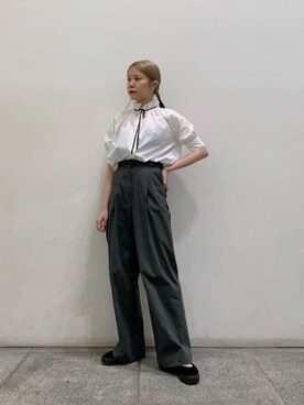 N. STAFFさん（レディース・156cm）の春コーディネート