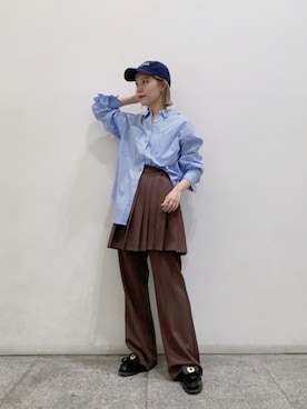 N. STAFFさん（レディース・156cm）の夏コーディネート