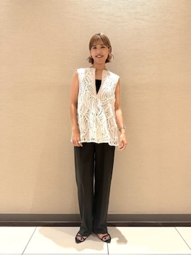 「N.（N. Natural Beauty Basic）（エヌエヌナチュラルビューティーベーシック）のアイテム」を使った、N. STAFFさん（レディース・162cm）の夏コーディネート