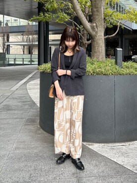 N. STAFFさん（レディース・168cm）の春コーディネート