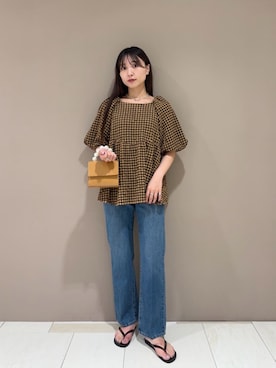 N. STAFFさん（レディース・163cm）の夏コーディネート