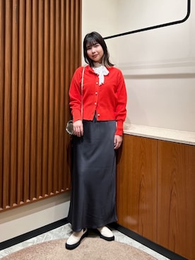 「N.（N. Natural Beauty Basic）（エヌエヌナチュラルビューティーベーシック）のアイテム（ブーツ）」を使った、N. STAFFさん（レディース・168cm）の冬コーディネート