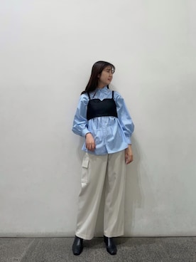 N. STAFFさん（レディース・164cm）の冬コーディネート