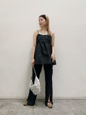 N. STAFFさん（レディース・156cm）の夏コーディネート