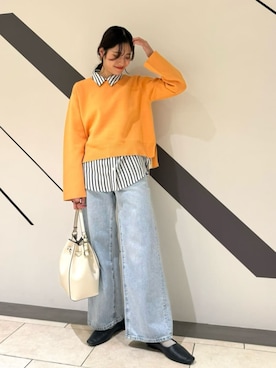 N. STAFFさん（レディース・161cm）の冬コーディネート