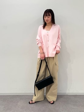 「N.（N. Natural Beauty Basic）（エヌエヌナチュラルビューティーベーシック）のアイテム（パンツ）」を使った、N. STAFFさん（レディース・160cm）の冬コーディネート