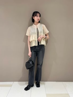 N. STAFFさん（レディース・167cm）の夏コーディネート