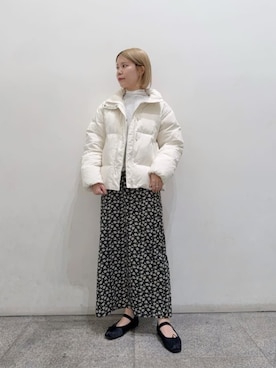 「N.（N. Natural Beauty Basic）（エヌエヌナチュラルビューティーベーシック）のアイテム（ジャケット/アウター）」を使った、N. STAFFさん（レディース・156cm）の冬コーディネート