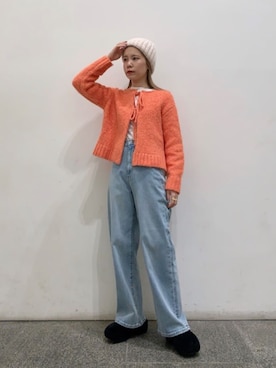 N. STAFFさん(レディース・156cm)の冬コーディネート