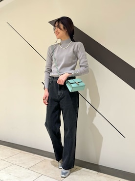 「N.（N. Natural Beauty Basic）（エヌエヌナチュラルビューティーベーシック）のアイテム（アクセサリー）」を使った、N. STAFFさん（レディース・161cm）の冬コーディネート