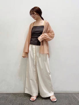 「N.（N. Natural Beauty Basic）（エヌエヌナチュラルビューティーベーシック）のアイテム（アクセサリー）」を使った、N. STAFFさん（レディース・164cm）の夏コーディネート