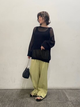 N. STAFFさん（レディース・158cm）の秋コーディネート