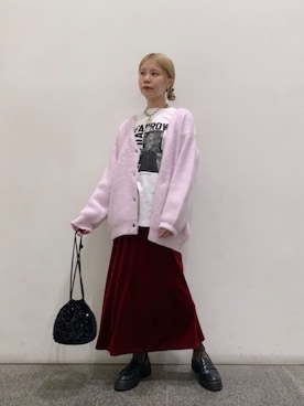 N. STAFFさん（レディース・156cm）の秋コーディネート