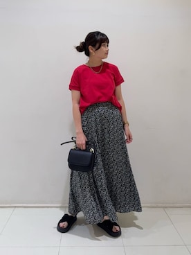 「N.（N. Natural Beauty Basic）（エヌエヌナチュラルビューティーベーシック）のアイテム」を使った、N. STAFFさん（レディース・158cm）の夏コーディネート