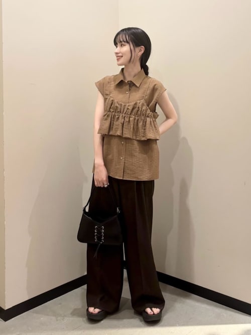 【新品・タグ付き】NATURAL BEAUTY BASIC　ウールパンツスーツM NATURAL BEAUTY BASIC パンツスーツ ネイビー - メルカリ