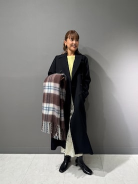 「N.（N. Natural Beauty Basic）（エヌエヌナチュラルビューティーベーシック）のアイテム（ジャケット/アウター）」を使った、N. STAFFさん（レディース・162cm）の冬コーディネート