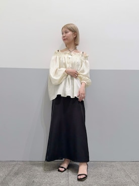 N. STAFFさん（レディース・156cm）の春コーディネート