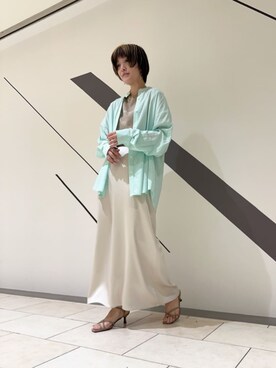 N. STAFFさん（レディース・157cm）の春コーディネート