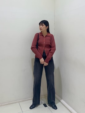 N. STAFFさん（レディース・158cm）の秋コーディネート