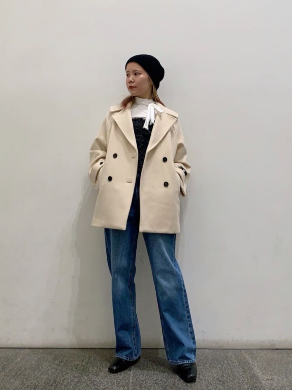 S Size Line】◇ウールパイルダブルミディコートを使った人気
