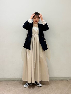 「N.（N. Natural Beauty Basic）（エヌエヌナチュラルビューティーベーシック）のアイテム（テーラードジャケット）」を使った、N. STAFFさん（レディース・160cm）の春コーディネート