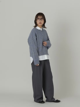 N. STAFFさん（レディース・162cm）の秋コーディネート