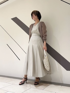 N. STAFFさん（レディース・157cm）の春コーディネート