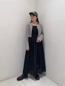 「N.（N. Natural Beauty Basic）（エヌエヌナチュラルビューティーベーシック）のアイテム（ワンピース/ドレス）」を使った、N. STAFFさん（レディース・158cm）の冬コーディネート