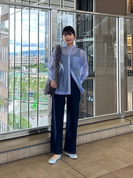 「N.（N. Natural Beauty Basic）（エヌエヌナチュラルビューティーベーシック）のアイテム（アクセサリー）」を使った、N. STAFFさん（レディース・168cm）の春コーディネート