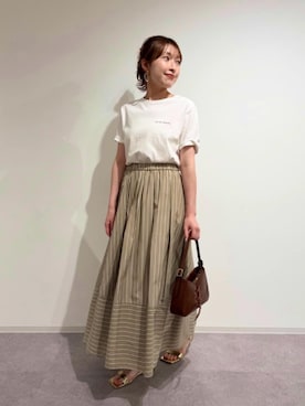 「N.（N. Natural Beauty Basic）（エヌエヌナチュラルビューティーベーシック）のアイテム」を使った、N. STAFFさん（レディース・160cm）の春コーディネート