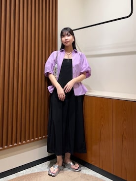 「N.（N. Natural Beauty Basic）（エヌエヌナチュラルビューティーベーシック）のアイテム（ワンピース/ドレス）」を使った、N. STAFFさん（レディース・168cm）の夏コーディネート